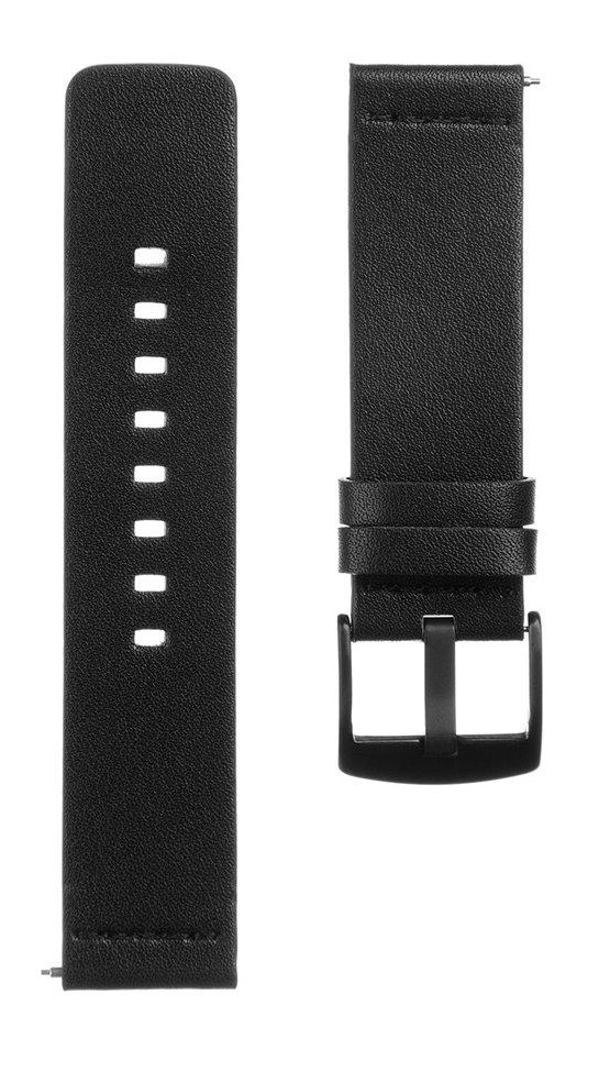 Tactical 307 Kožený Řemínek 22mm Black