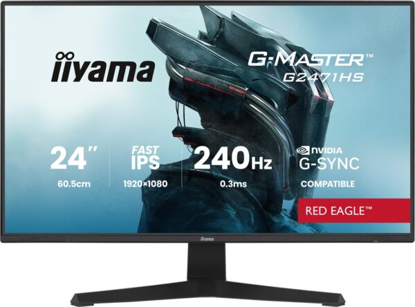 iiyama G-Master/G2471HS-B1/23,8"/IPS/FHD/240Hz/0,3ms/Černá/3R