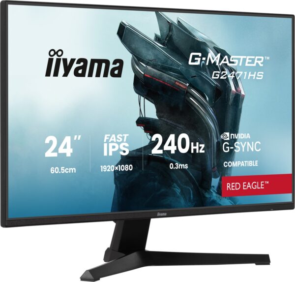 iiyama G-Master/G2471HS-B1/23,8"/IPS/FHD/240Hz/0,3ms/Černá/3R