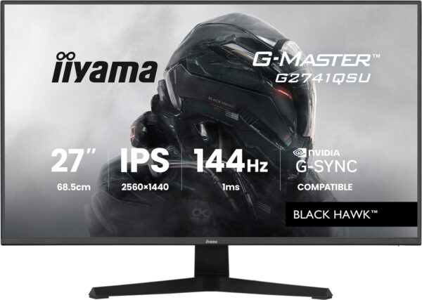 iiyama G-Master/G2741QSU-B1/27"/IPS/QHD/144Hz/1ms/Černá/3R