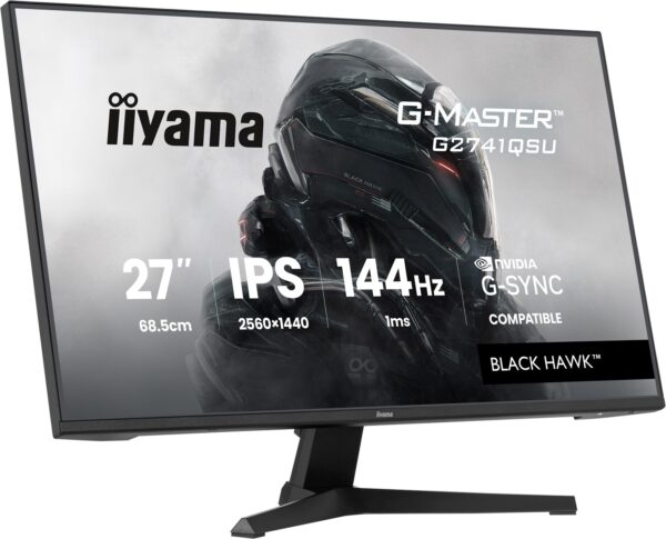 iiyama G-Master/G2741QSU-B1/27"/IPS/QHD/144Hz/1ms/Černá/3R