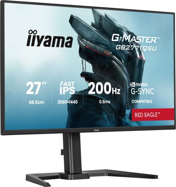 iiyama G-Master/GB2771QSU-B1/27"/IPS/QHD/200Hz/0,5ms/Černá/3R