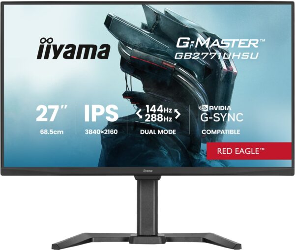 iiyama G-Master/GB2771UHSU-B1/27"/IPS/4K UHD/144Hz/0,8ms/Černá/3R