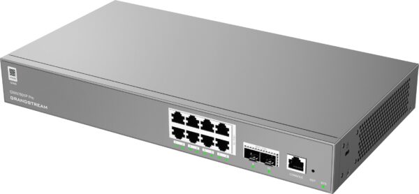 GWN7801P-Pro_3 Grandstream GWN7801P Pro L2++, Managed switch, 8x 1Gb RJ45, PoE+, SFP, DHCP, CLI, VLAN