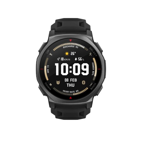 Amazfit T-Rex 3 Pro/44/Sport Band/Black