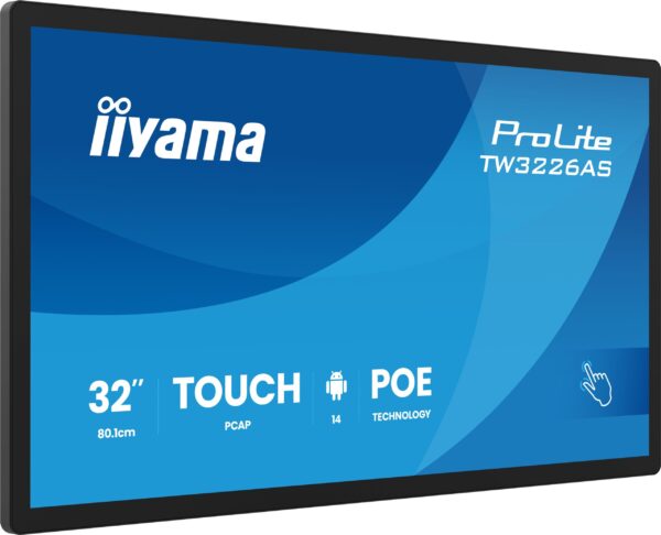TW3226AS-B3P-3 32" iiyama TW3226AS-B3P:VA,FHD,Android,POE