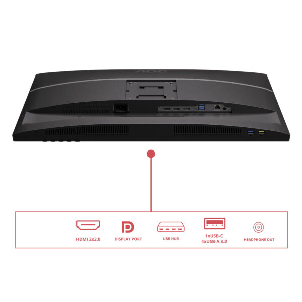 U27E4CV-7 AOC/U27E4CV/27"/IPS/4K UHD/60Hz/4ms/Černá/5R