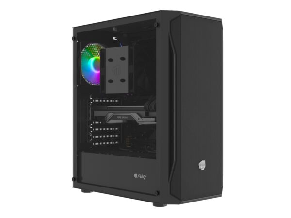 PC skříň Fury SHOBO SH4 RGB Midi Tower, Window,