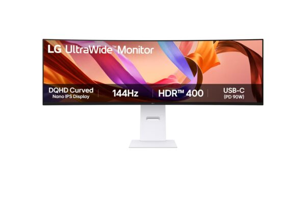 LG UltraWide/49U950A-W/49"/IPS/DQHD/144Hz/5ms/Bílá/2R