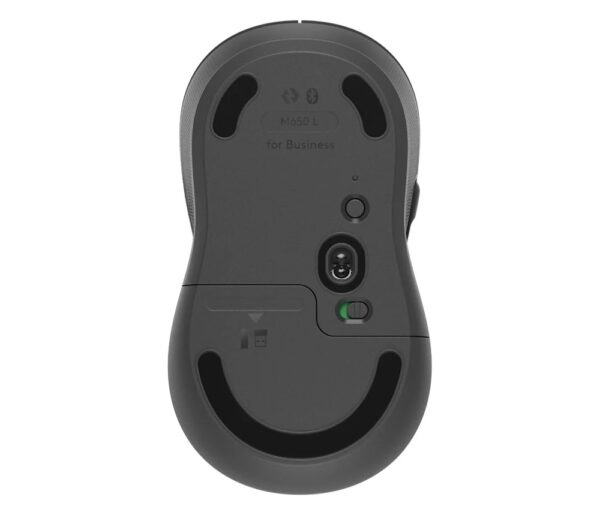 Logitech M650 L For Business/Kancelářská/Optická/Pro praváky/4 000 DPI/USB+BT/Šedá