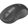 Logitech M650 L For Business/Kancelářská/Optická/Pro praváky/4 000 DPI/USB+BT/Šedá