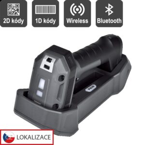 001_s-3 Virtuos HW-857 CCD 2D průmyslová, čtečka, bezdrátová, USB, tmavě šedá