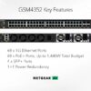 NETGEAR M4350-48G4XF MANAGED SWITCH, GSM4352
