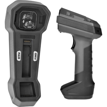 Virtuos HW-857 CCD 2D průmyslová, čtečka, bezdrátová, USB, tmavě šedá