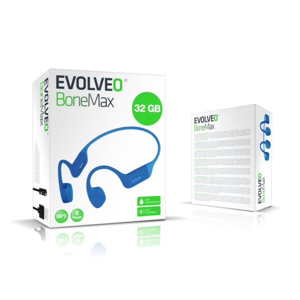 EVOLVEO BoneMax, bezd. sluchátka na lícní kosti