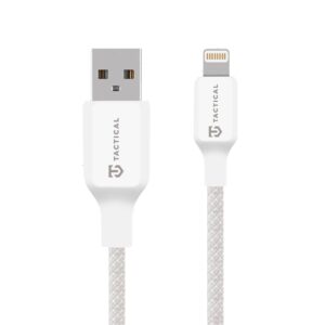 Tactical Stitch Thread Cable USB-A/Lightning 0.3m White