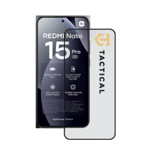 Tactical Glass Shield 5D sklo pro Xiaomi Redmi Note 15 Pro 5G Black