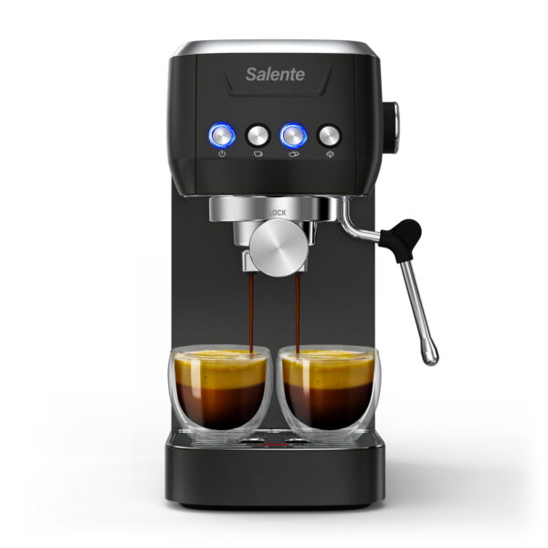 Salente Coffio, pákový kávovar, black-anthracite