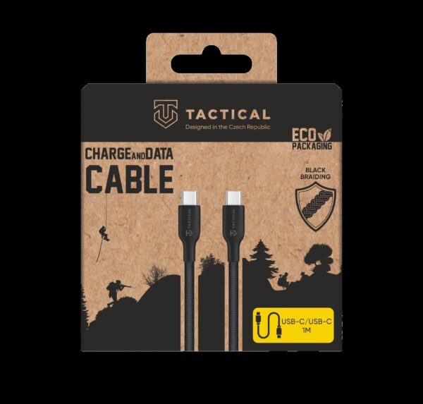 Tactical Stitch Thread Cable USB-C/USB-C 1m Black