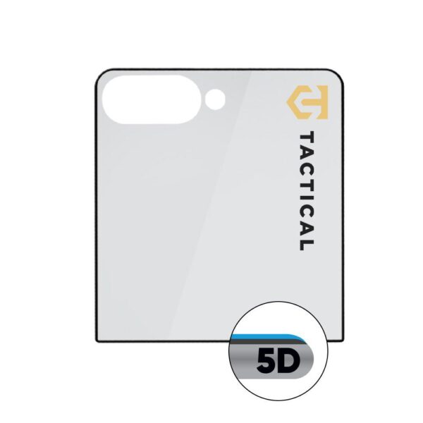 Tactical Glass Shield 5D sklo (Vnější) pro Samsung Galaxy Z Flip 7 Black