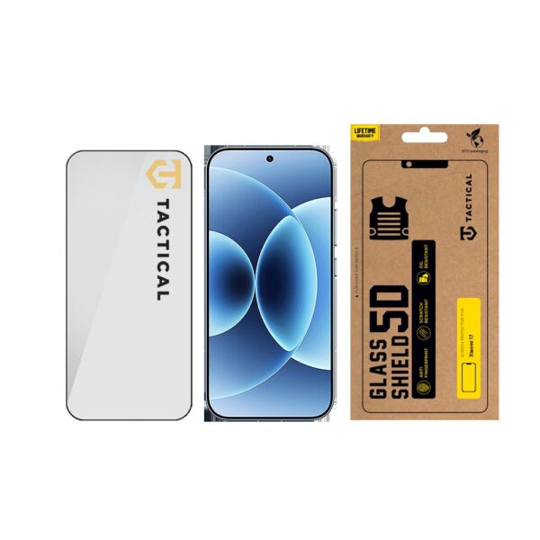 Tactical Glass Shield 5D sklo pro Xiaomi 17 Black