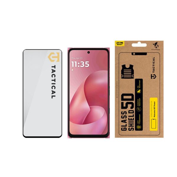 Tactical Glass Shield 5D sklo pro Motorola Moto G57 Power Black