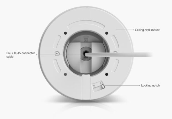 Ubiquiti UVC-G6-Pro-Turret-W, UniFi Protect G6 Pro Turret, bílá
