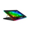 EVOLVEO Ania 9RGB, chladící podložka pod notebook, 6x ventilátor, RGB podsvícení ventilátorů a obvod