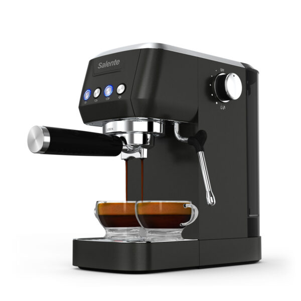 Salente Coffio, pákový kávovar, black-anthracite