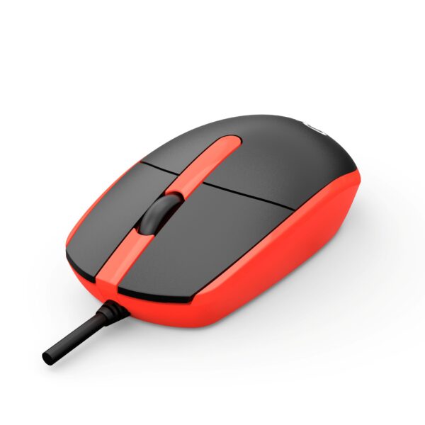 1-135 Myš C-TECH WM-10, černočervená, USB