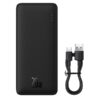 1-169 Baseus Airpow 20W Fast Charge Powerbanka 20000mAh Black