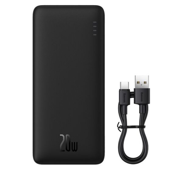 1-169 Baseus Airpow 20W Fast Charge Powerbanka 20000mAh Black