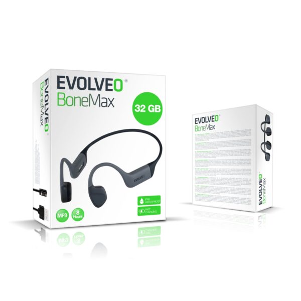 EVOLVEO BoneMax, bezd. sluchátka na lícní kosti