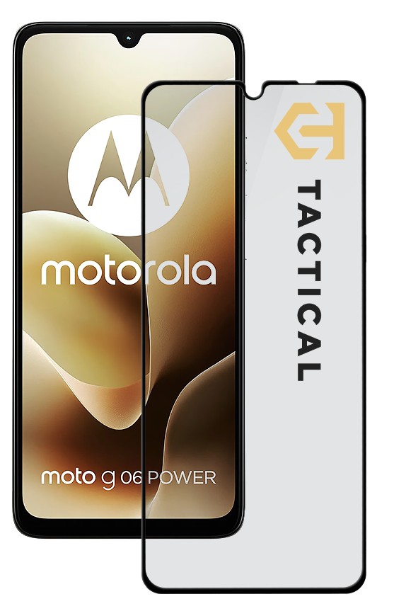 Tactical Glass Shield 5D sklo pro Motorola Moto G06/G06 Power Black