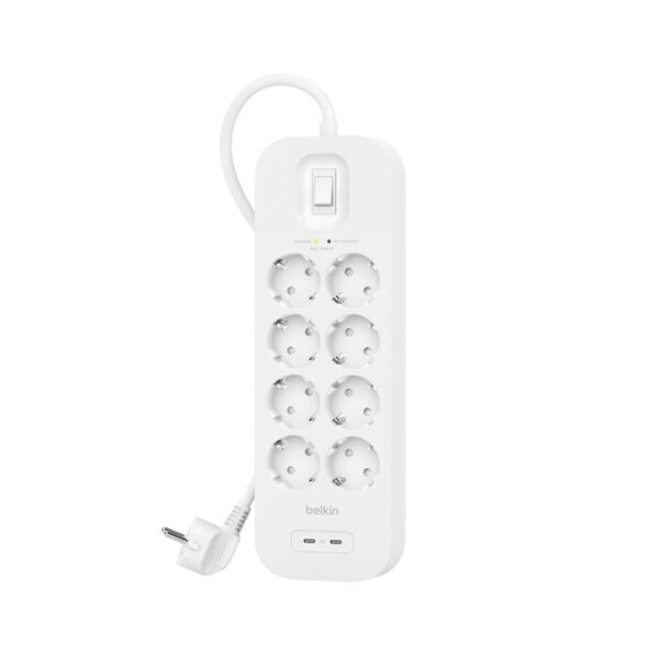 Belkin Surge strip 8 zásuvek, 2x USB-C v2