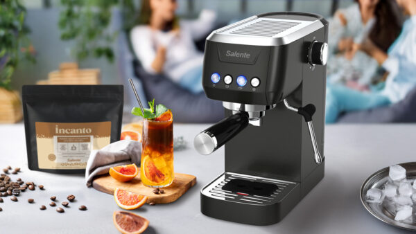 Salente Coffio, pákový kávovar, black-anthracite