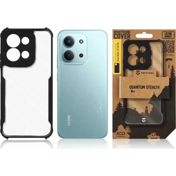 Tactical Quantum Stealth Kryt pro Xiaomi Redmi 15C 4G/5G Clear/Black