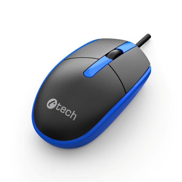 2-107 Myš C-TECH WM-10, černomodrá, USB