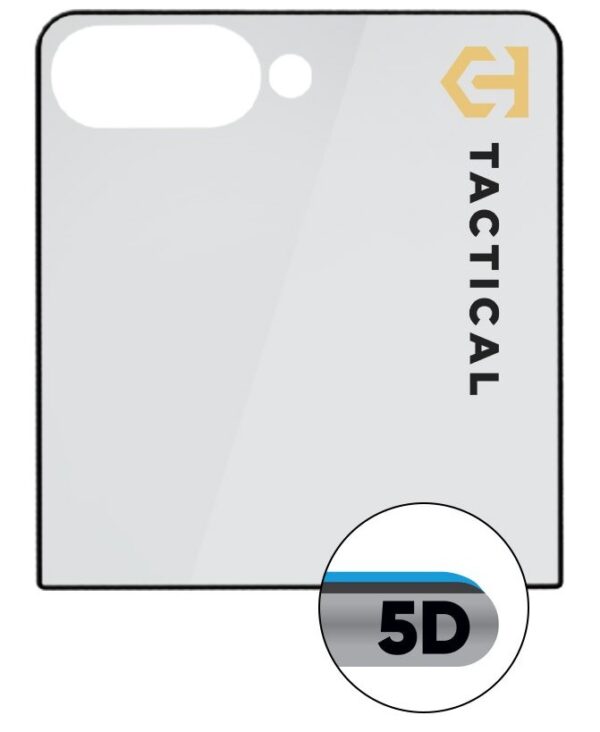 Tactical Glass Shield 5D sklo (Vnější) pro Samsung Galaxy Z Flip 7 Black