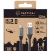 Tactical Fat Man 2.0 Cable USB-A/USB-C 1m Grey