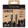 Tactical Fast Rope Aramid 2.0 Cable USB-C/USB-C 2m