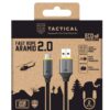 Tactical Fast Rope Aramid 2.0 Cable USB-A/USB-C 2m