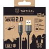 Tactical Fast Rope Aramid 2.0 Cable USB-A/USB-C 0.3m