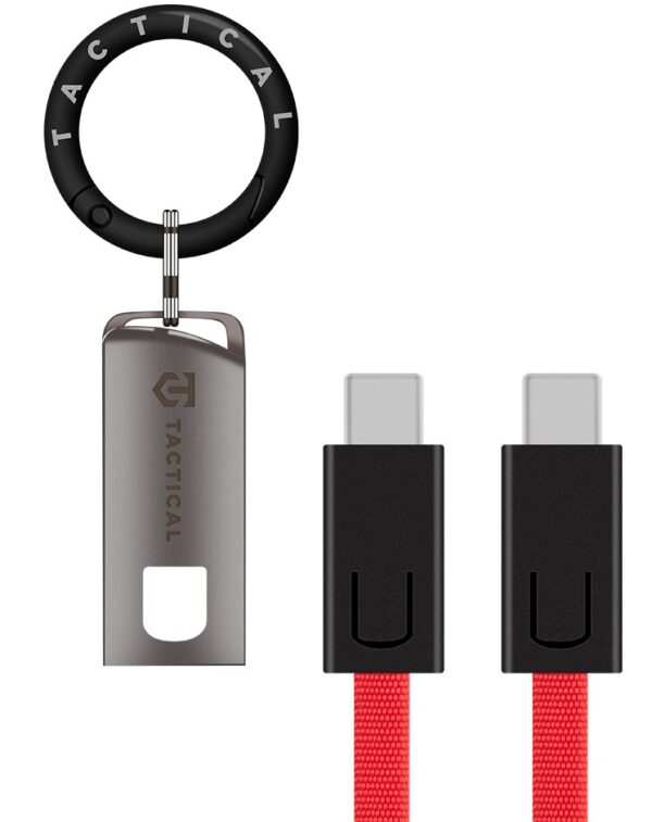 Tactical OODA Loop Cable USB-C/USB-C Red