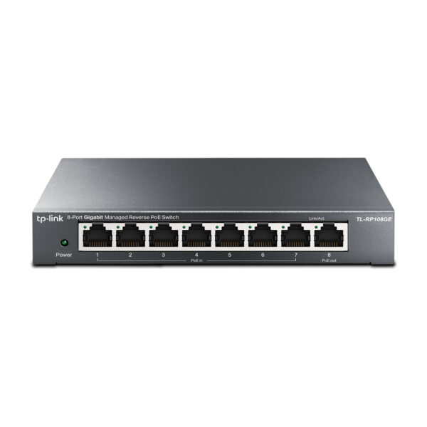 TP-Link TL-RP108GE easy smart switch, 7xGb passive POE-in, 1xGb pas.POE-out