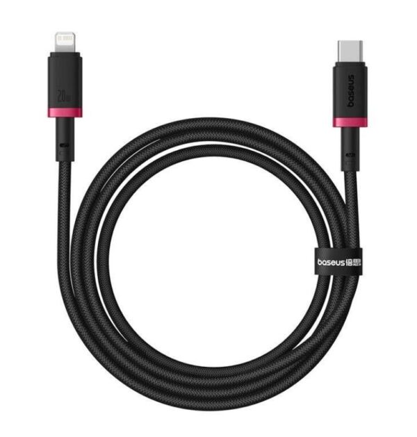 Baseus Rychlonabíjecí kabel Dura USB/Lightning 1m 20W černo šedý