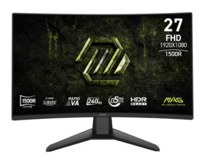 MSI MAG/274CF X24/27"/VA/FHD/240Hz/0,5ms/Černá/3R
