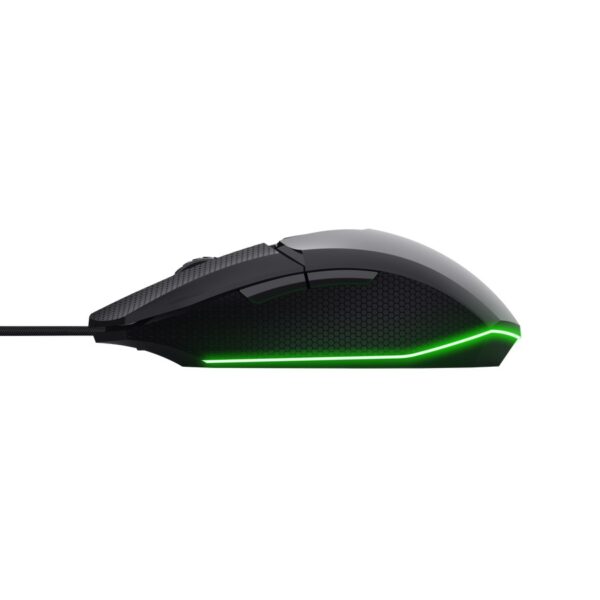 25603-3- Trust GXT 121 Felox+/Herní/Optická/Pro praváky/10 000 DPI/Drátové USB-A/Černá