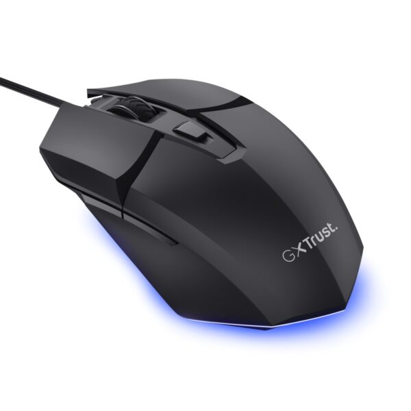 25603-7- Trust GXT 121 Felox+/Herní/Optická/Pro praváky/10 000 DPI/Drátové USB-A/Černá