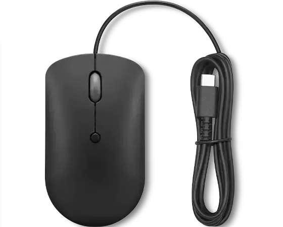 Lenovo 540/Kancelářská/Optická/2 400 DPI/Drátová USB-C/Černá